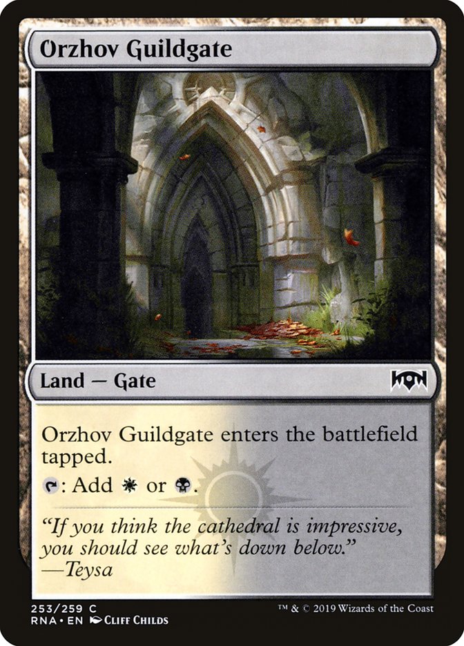 Orzhov Guildgate (253/259) [Ravnica Allegiance] | Game Haven TX
