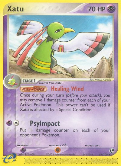 Xatu (55/100) [EX: Sandstorm] | Game Haven TX