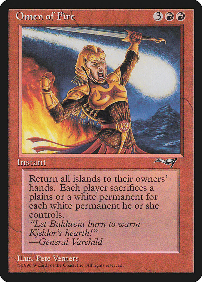 Omen of Fire [Alliances] | Game Haven TX