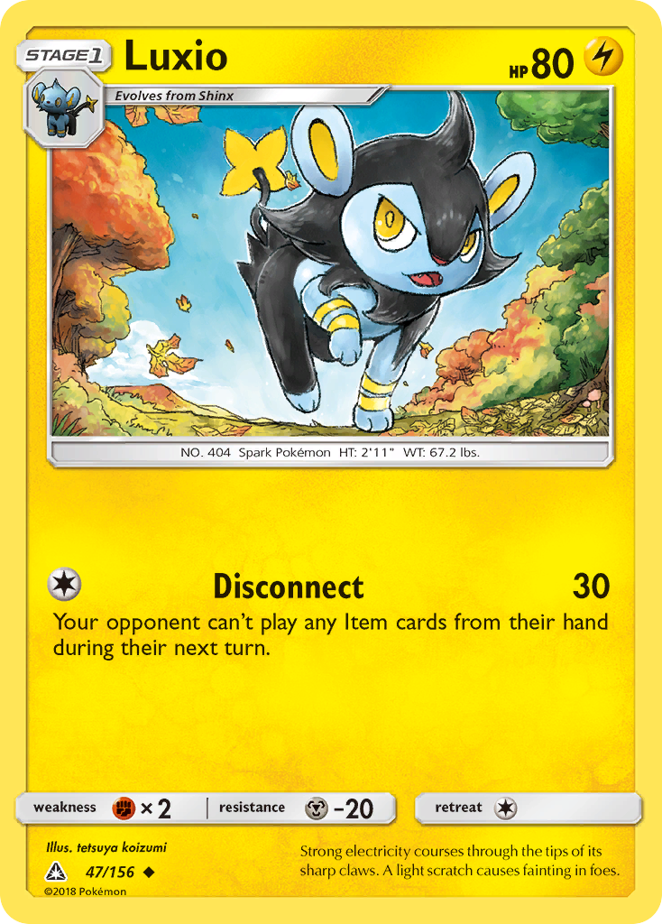 Luxio (47/156) [Sun & Moon: Ultra Prism] | Game Haven TX