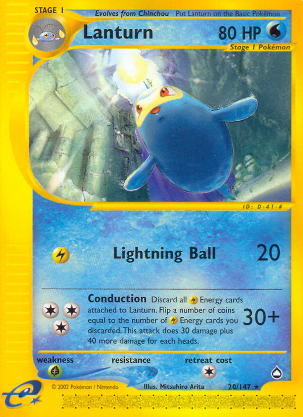 Lanturn (20/147) [Aquapolis] | Game Haven TX