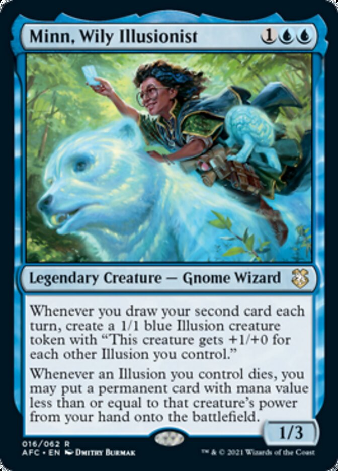 Minn, Wily Illusionist [Dungeons & Dragons: Adventures in the Forgotten Realms Commander] | Game Haven TX