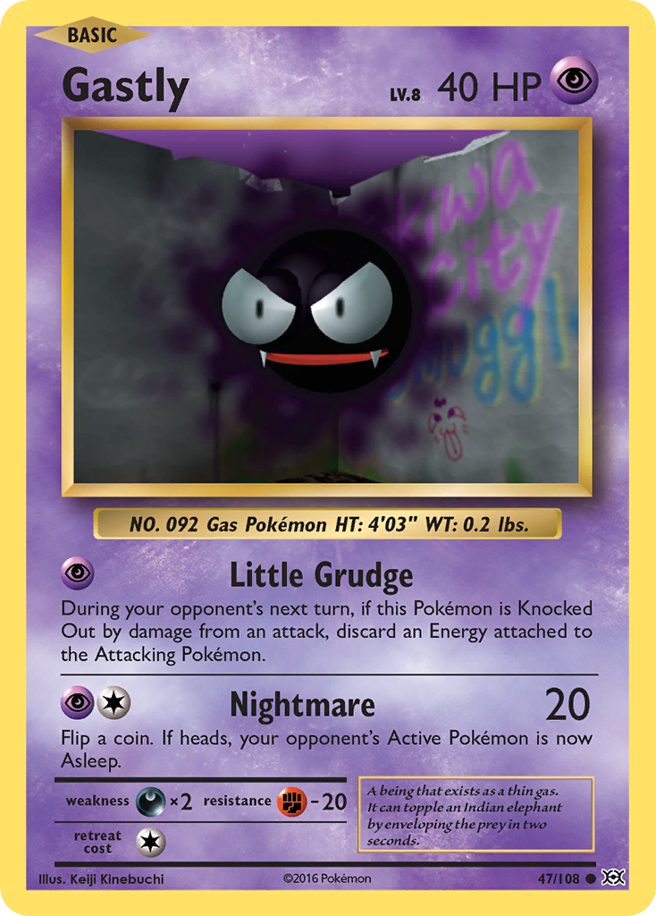 Gastly (47/108) [XY: Evolutions] | Game Haven TX