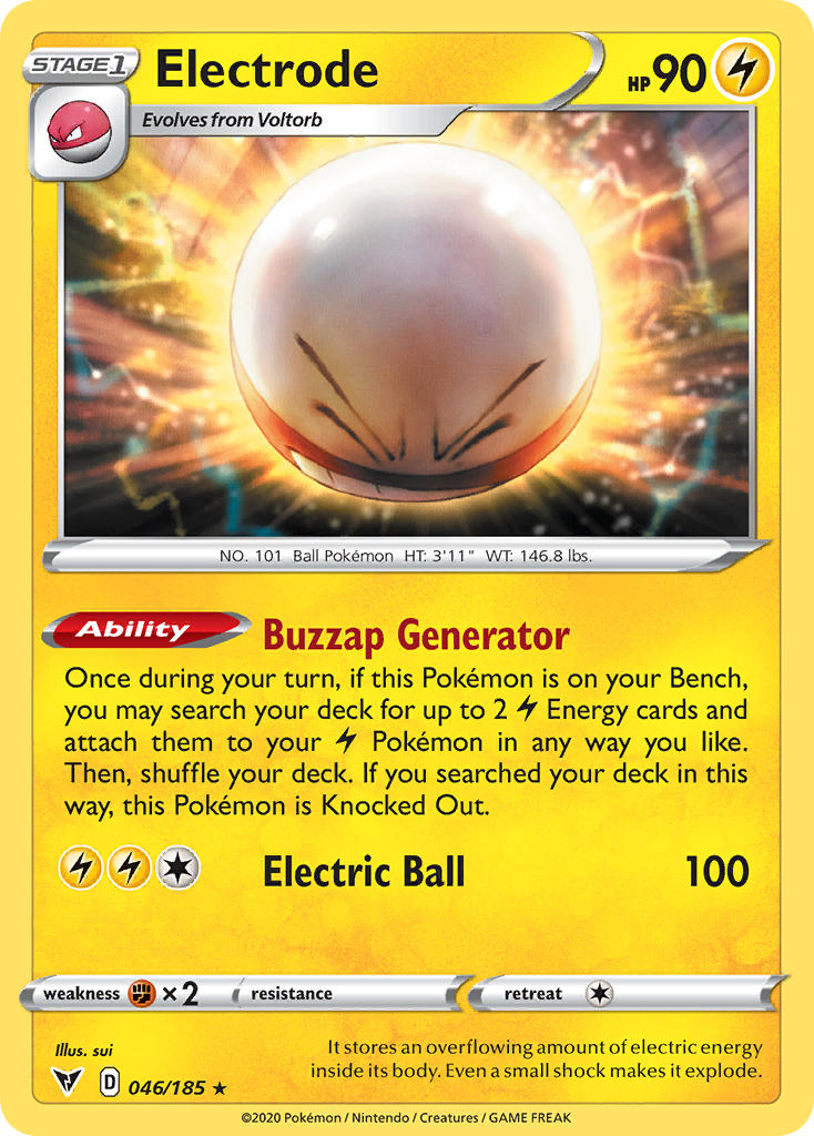 Electrode (046/185) [Sword & Shield: Vivid Voltage] | Game Haven TX