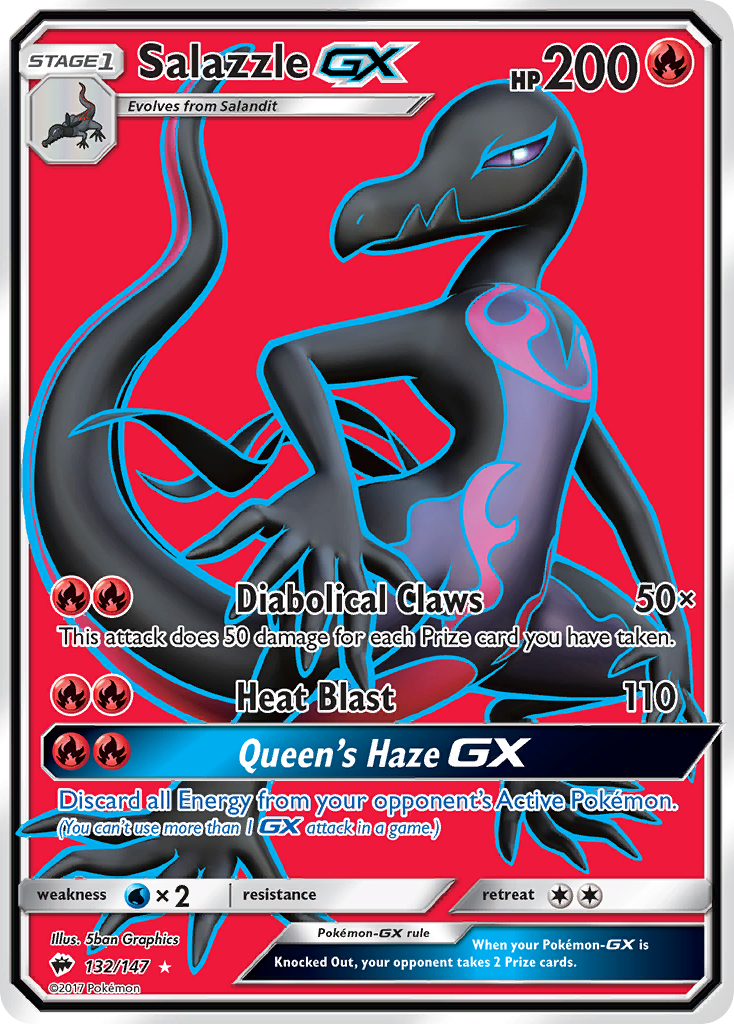 Salazzle GX (132/147) [Sun & Moon: Burning Shadows] | Game Haven TX