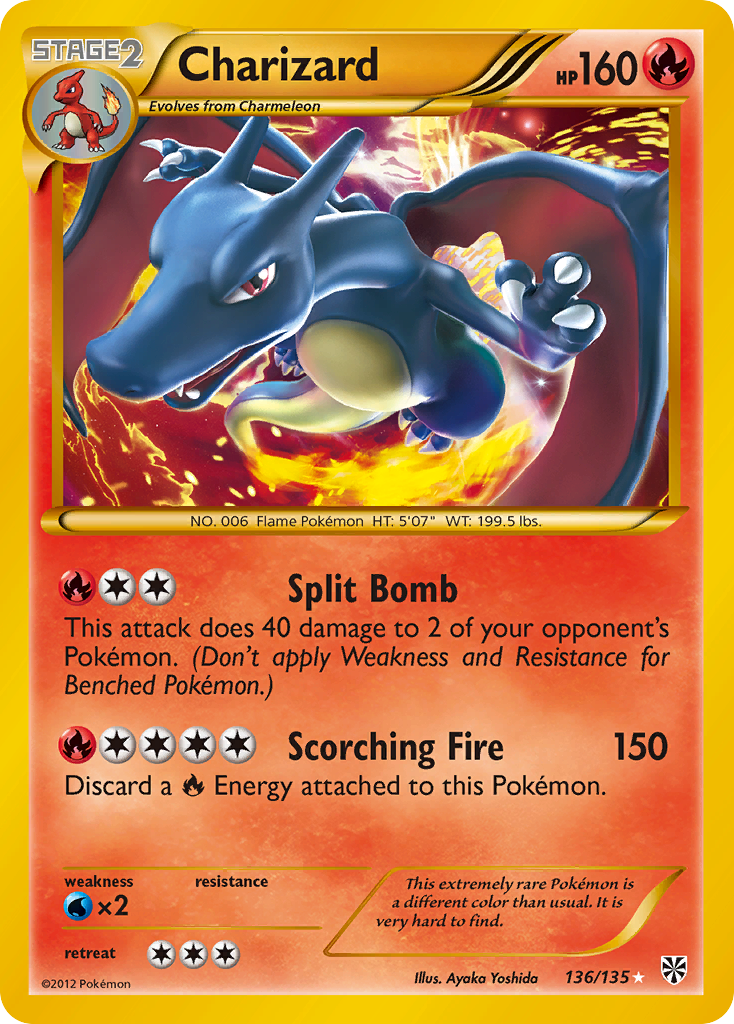 Charizard (136/135) [Black & White: Plasma Storm] | Game Haven TX