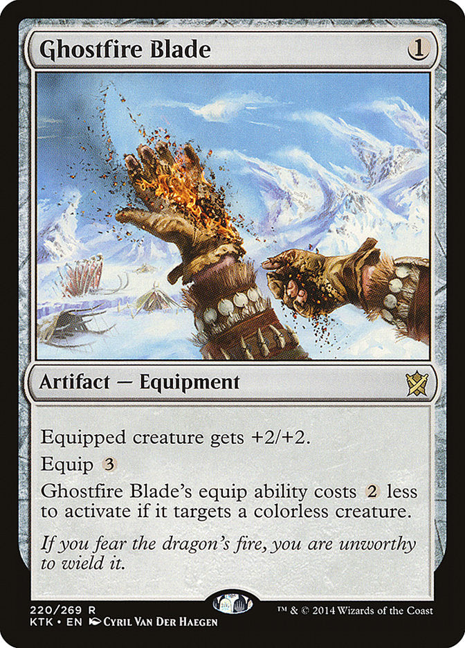 Ghostfire Blade [Khans of Tarkir] | Game Haven TX