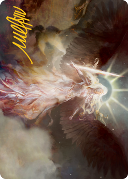 Serra's Emissary Art Card (Gold-Stamped Signature) [Modern Horizons 2 Art Series] | Game Haven TX