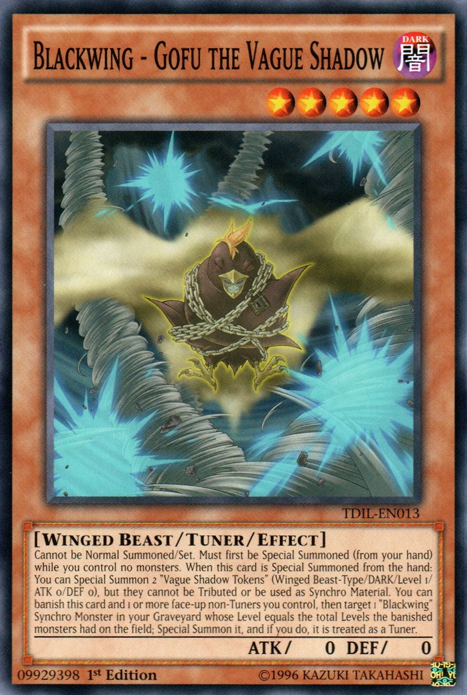 Blackwing - Gofu the Vague Shadow [TDIL-EN013] Common | Game Haven TX