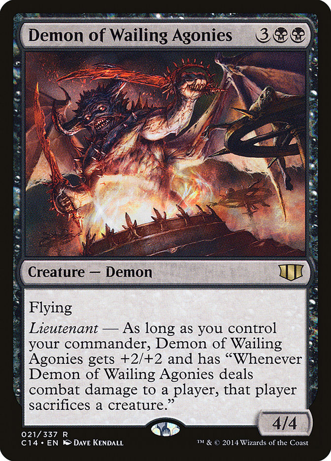 Demon of Wailing Agonies [Commander 2014] | Game Haven TX