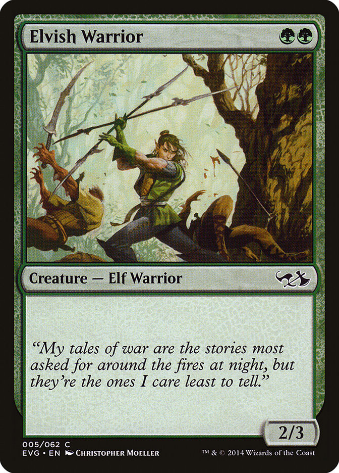 Elvish Warrior [Duel Decks Anthology: Elves vs. Goblins] | Game Haven TX