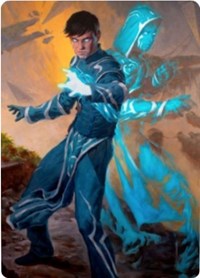 Jace, Mirror Mage 1 Art Card [Zendikar Rising Art Series] | Game Haven TX