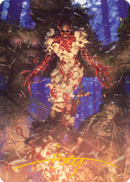 Grist, the Hunger Tide Art Card (55) (Gold-Stamped Signature) [Modern Horizons 2 Art Series] | Game Haven TX