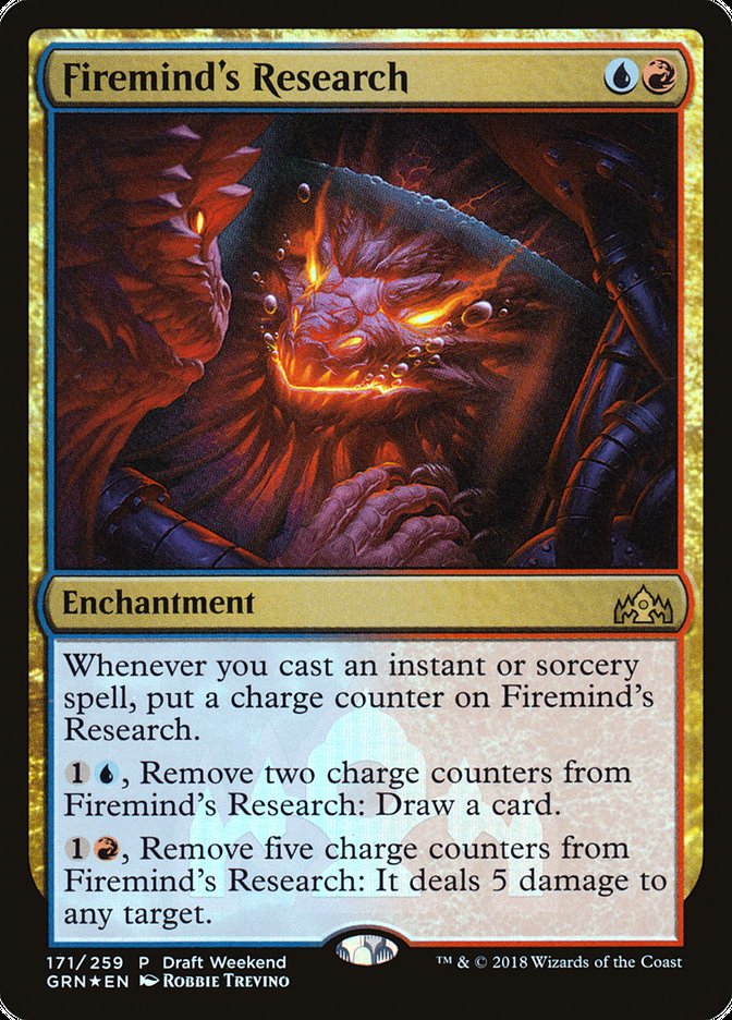 Firemind's Research [Guilds of Ravnica Promos] | Game Haven TX