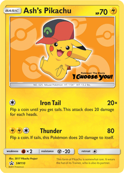 Ash's Pikachu (SM110) [Sun & Moon: Black Star Promos] | Game Haven TX