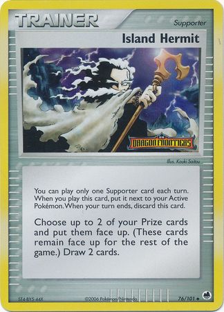 Island Hermit (76/101) (Stamped) [EX: Dragon Frontiers] | Game Haven TX