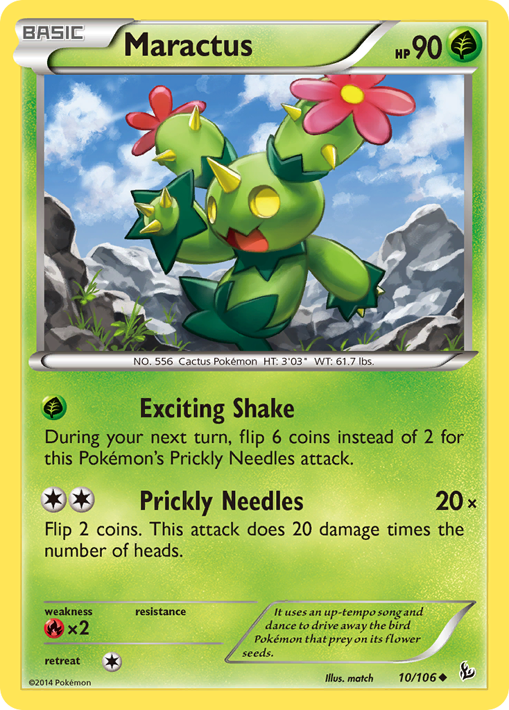 Maractus (10/106) [XY: Flashfire] | Game Haven TX