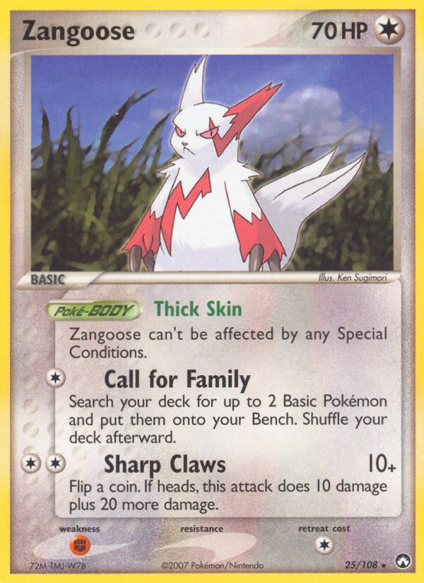 Zangoose (25/108) [EX: Power Keepers] | Game Haven TX