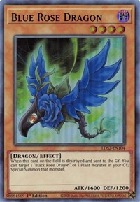 Blue Rose Dragon (Purple) [LDS2-EN104] Ultra Rare | Game Haven TX