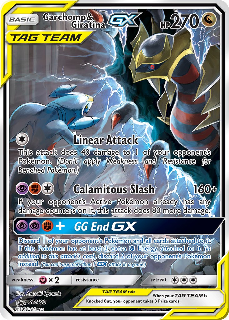 Garchomp & Giratina GX (SM193) [Sun & Moon: Black Star Promos] | Game Haven TX