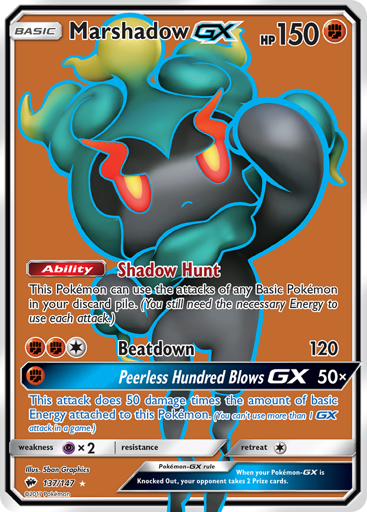 Marshadow GX (137/147) [Sun & Moon: Burning Shadows] | Game Haven TX