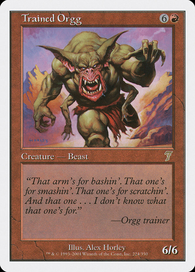 Trained Orgg [Seventh Edition] | Game Haven TX