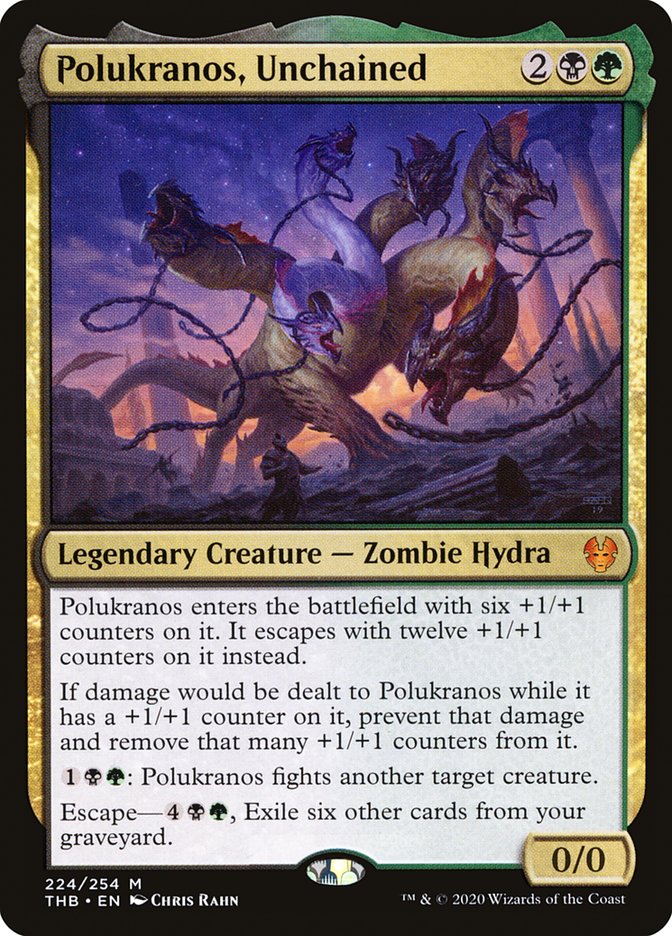 Polukranos, Unchained [Theros Beyond Death] | Game Haven TX