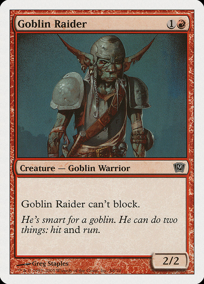 Goblin Raider [Ninth Edition] | Game Haven TX