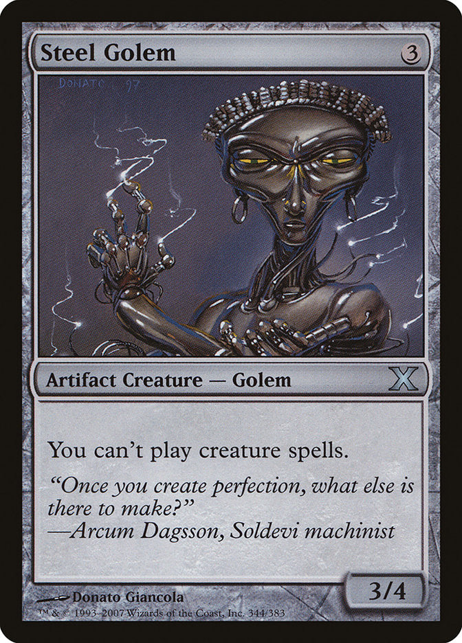 Steel Golem [Tenth Edition] | Game Haven TX
