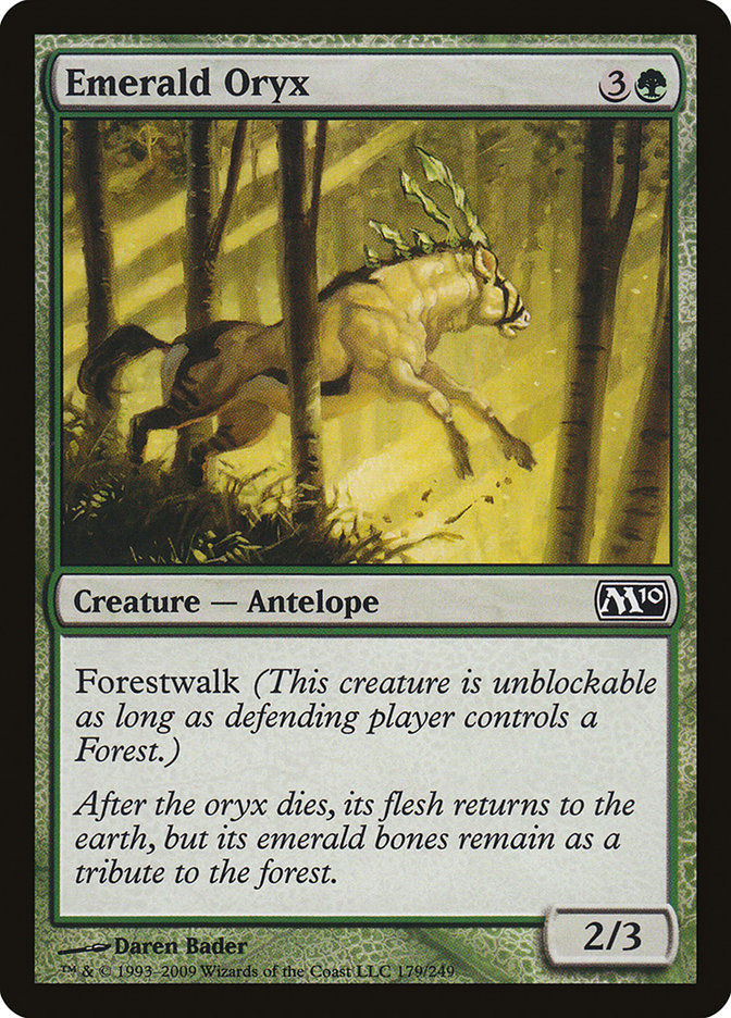 Emerald Oryx [Magic 2010] | Game Haven TX