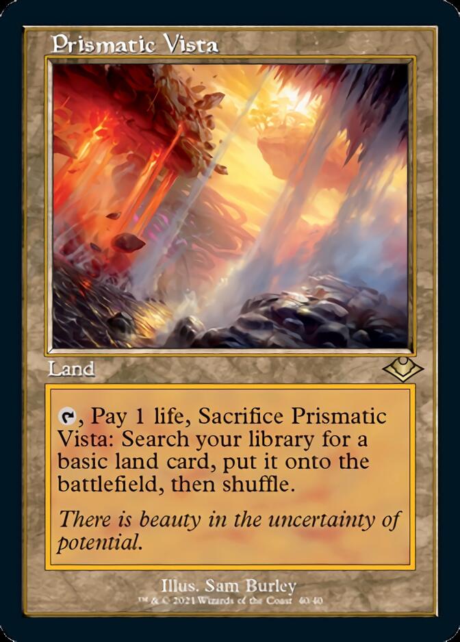 Prismatic Vista (Retro Etched Foil) [Modern Horizons 2] | Game Haven TX