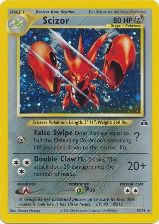 Scizor (10/75) [Neo Discovery Unlimited] | Game Haven TX