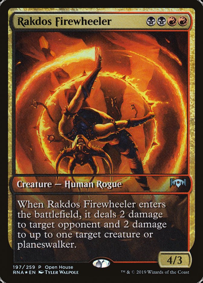 Rakdos Firewheeler [Ravnica Allegiance Promos] | Game Haven TX