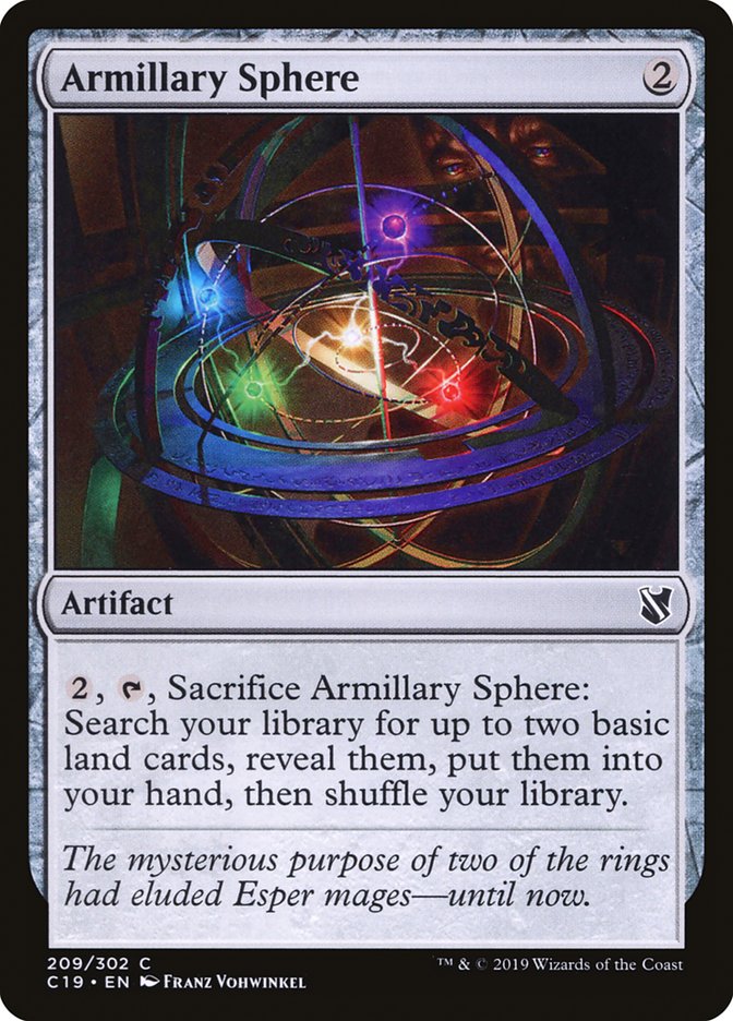 Armillary Sphere [Commander 2019] | Game Haven TX