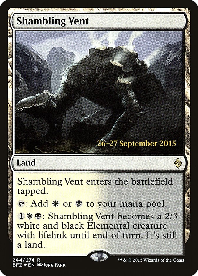 Shambling Vent [Battle for Zendikar Promos] | Game Haven TX