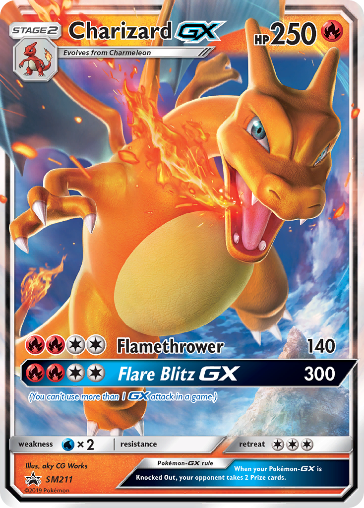 Charizard GX (SM211) [Sun & Moon: Black Star Promos] | Game Haven TX