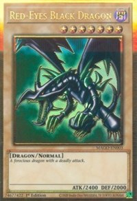 Red-Eyes Black Dragon [MAGO-EN003] Gold Rare | Game Haven TX