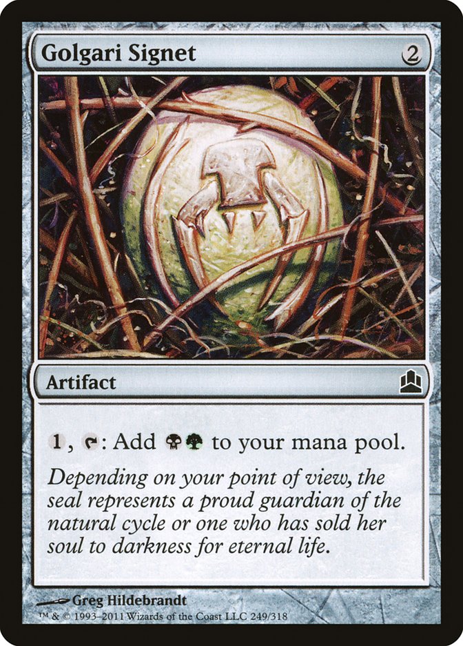 Golgari Signet [Commander 2011] | Game Haven TX