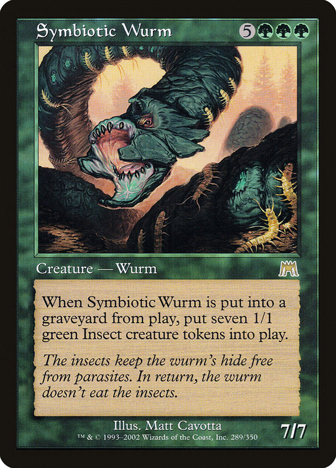 Symbiotic Wurm [Onslaught] | Game Haven TX
