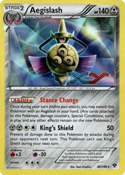 Aegislash (86/146) (Prerelease Promo) [XY: Black Star Promos] | Game Haven TX