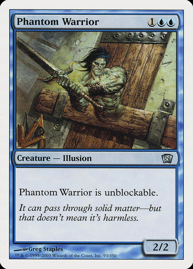 Phantom Warrior [Eighth Edition] | Game Haven TX