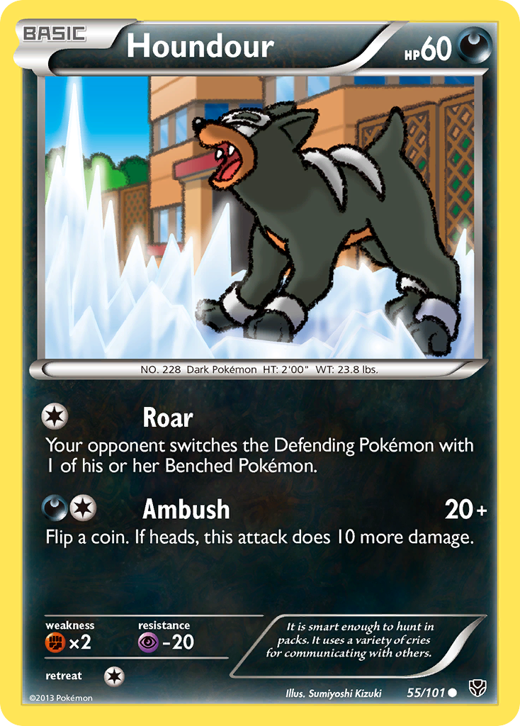 Houndour (55/101) [Black & White: Plasma Blast] | Game Haven TX