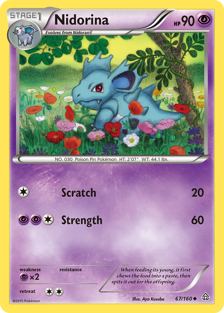 Nidorina (67/160) [XY: Primal Clash] | Game Haven TX