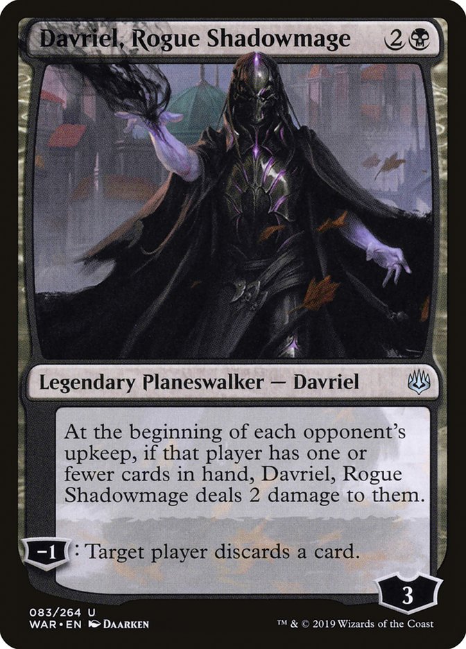 Davriel, Rogue Shadowmage [War of the Spark] | Game Haven TX