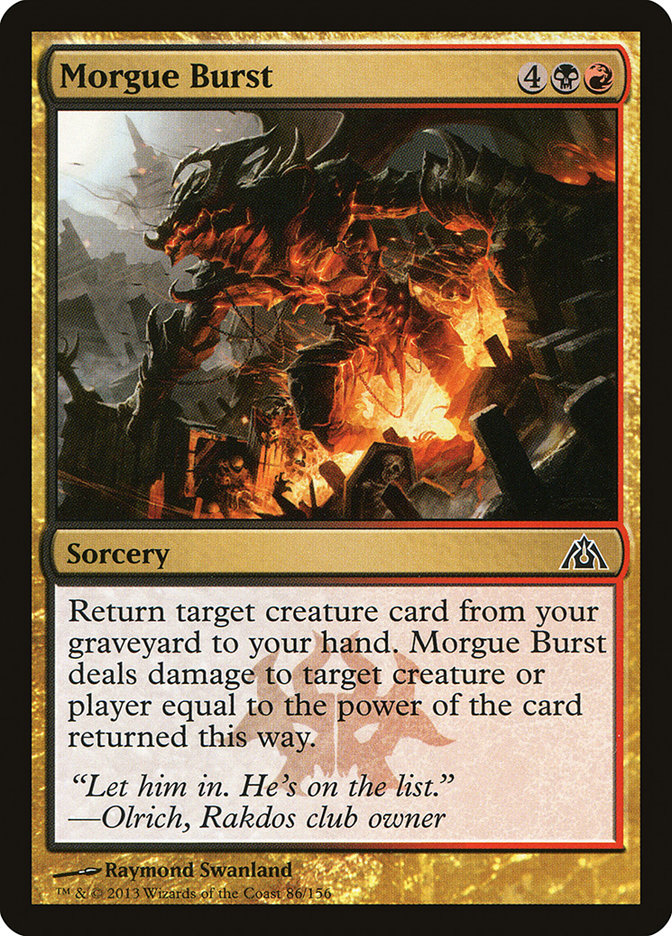 Morgue Burst [Dragon's Maze] | Game Haven TX