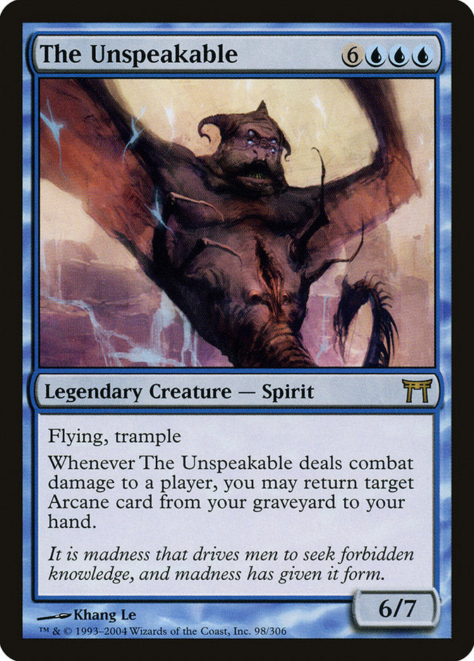 The Unspeakable [Champions of Kamigawa] | Game Haven TX