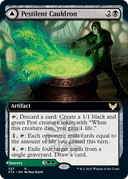 Pestilent Cauldron // Restorative Burst (Extended) [Strixhaven: School of Mages] | Game Haven TX