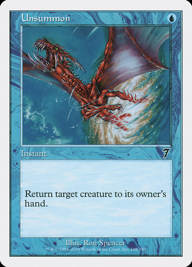 Unsummon [Seventh Edition] | Game Haven TX