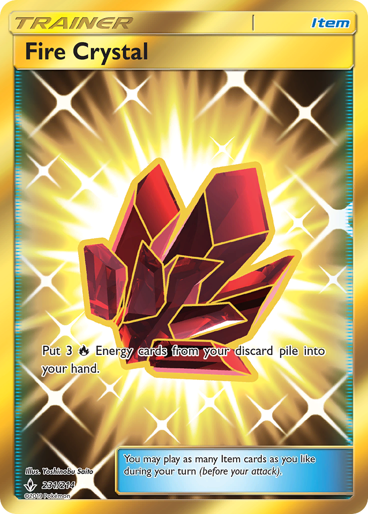 Fire Crystal (231/214) [Sun & Moon: Unbroken Bonds] | Game Haven TX