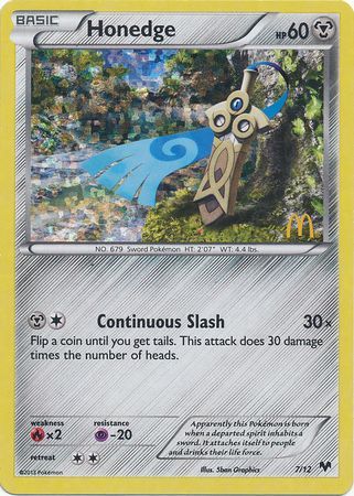Honedge (7/12) [McDonald's Promos: 2014 Collection] | Game Haven TX